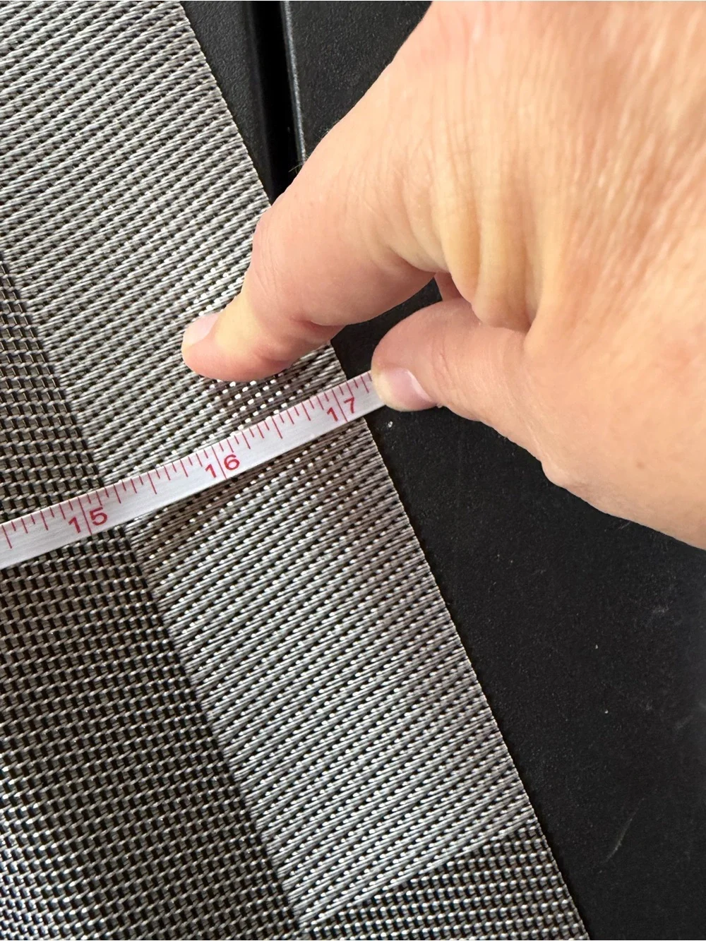 (Sale $5) set of 6 Gray non slip heat resistant placemats